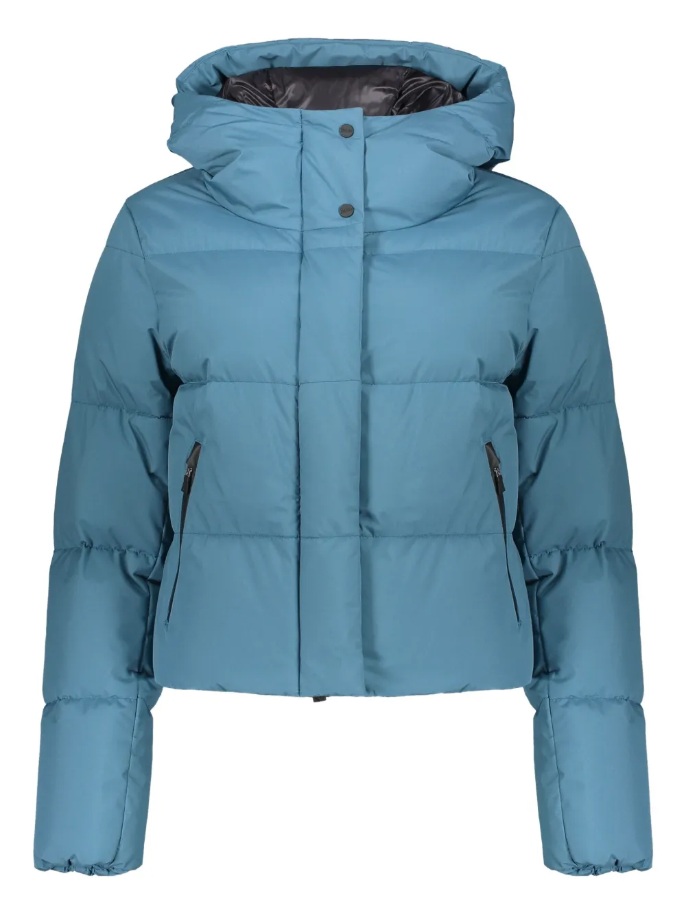 Herno hooded puffer jacket - ブルー Herno hooded puffer jacket - ブルー