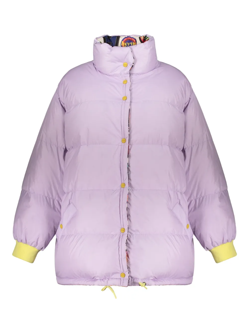 Herno Printed Reversible Puffer Jacket In Multi