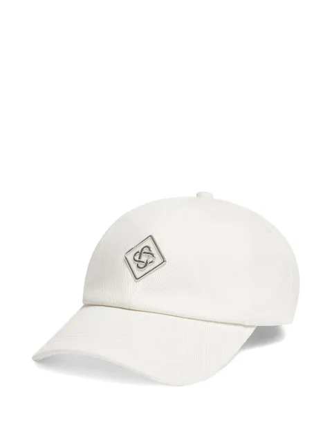 Casablanca logo-patch cotton cap