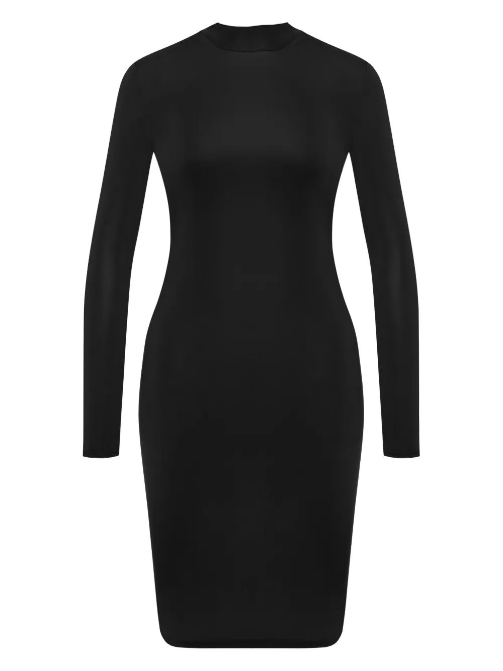 Maison Close long-sleeve backless midi dress - ブラック Maison Close long-sleeve backless midi dress - ブラック