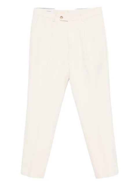 Gran Sasso pleated cotton trousers