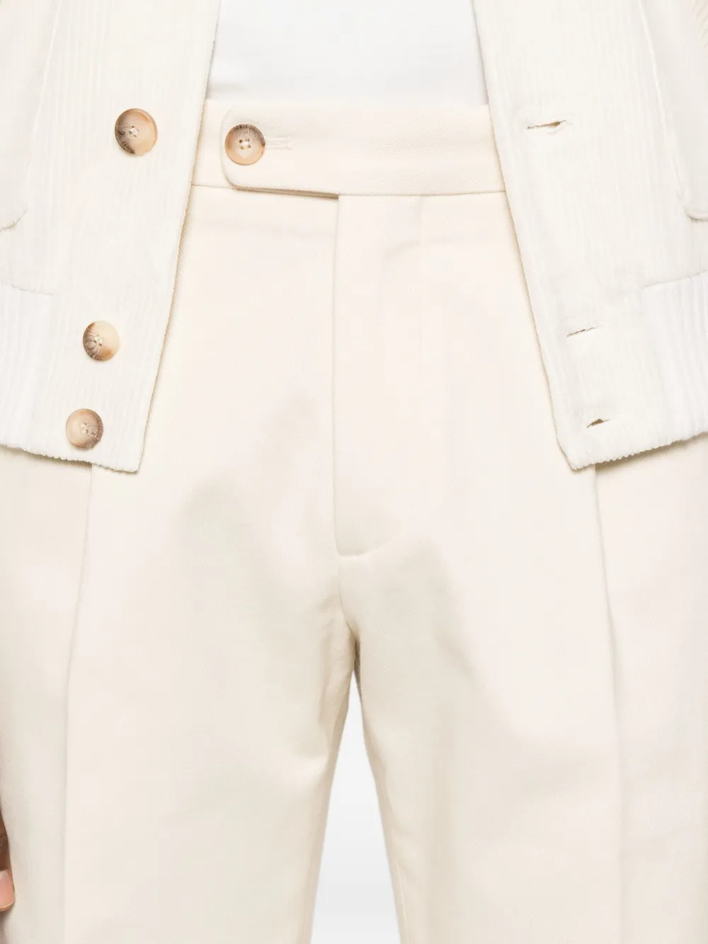 Gran Sasso Straight plooibroek Beige
