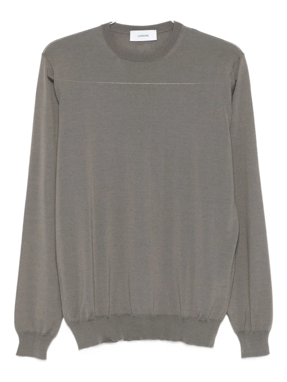 Lardini crew-neck sweater - グレー Lardini crew-neck sweater - グレー
