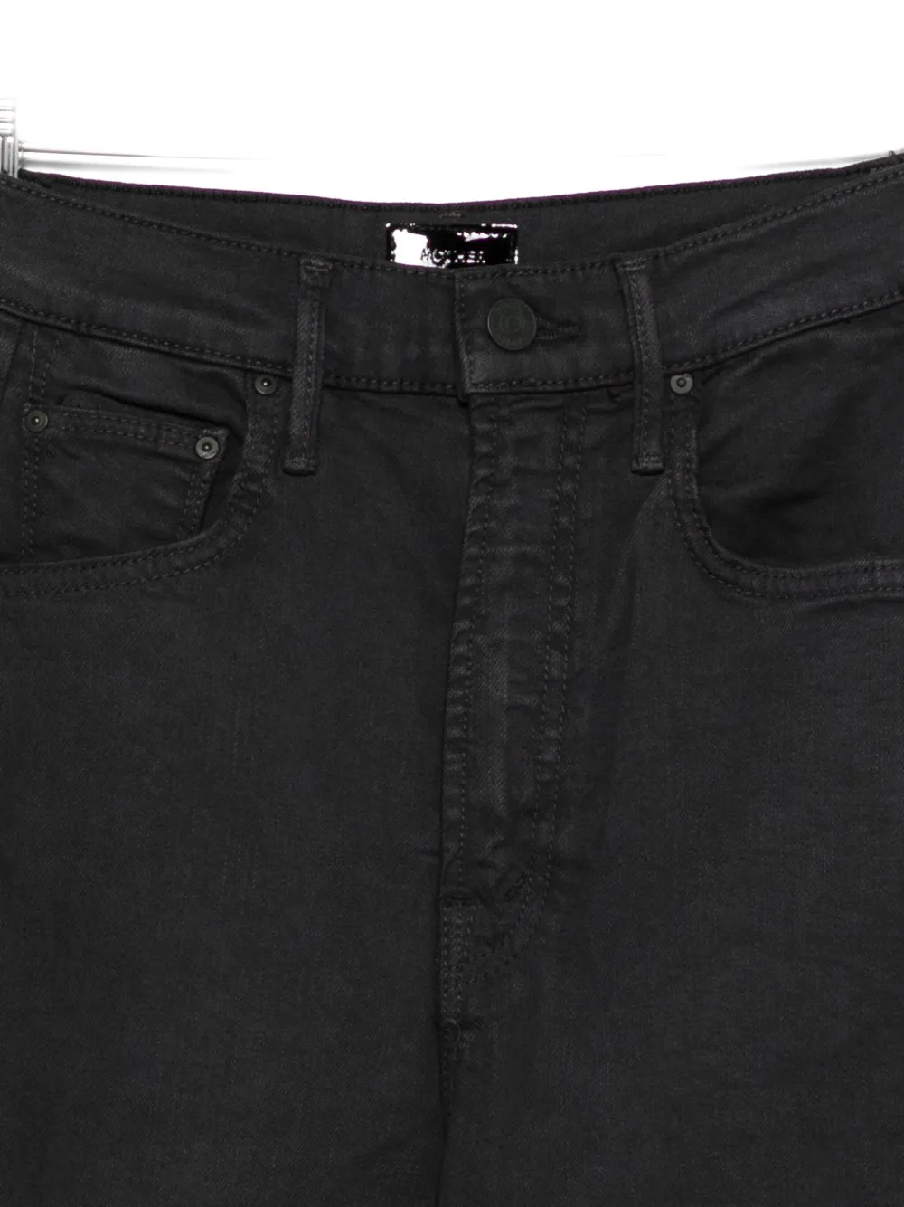 Mother Wide-leg Trousers In Black
