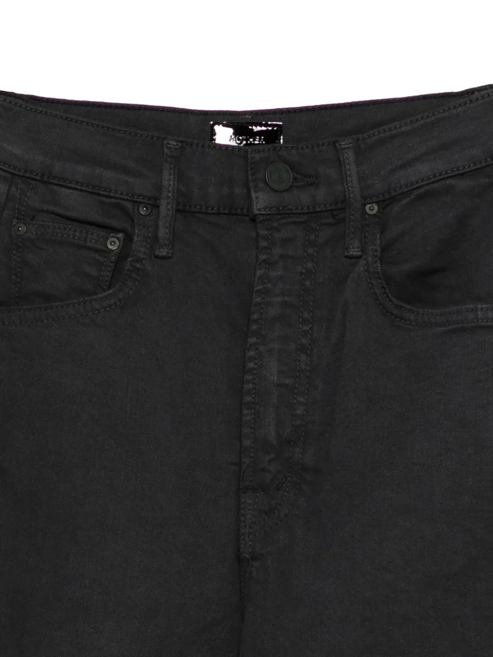 MOTHER Broek met wijde pijpen Zwart