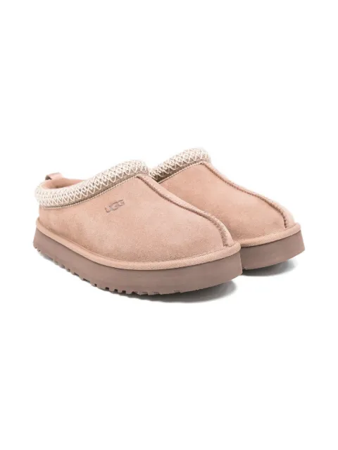 UGG Kids logo-embossed slippers