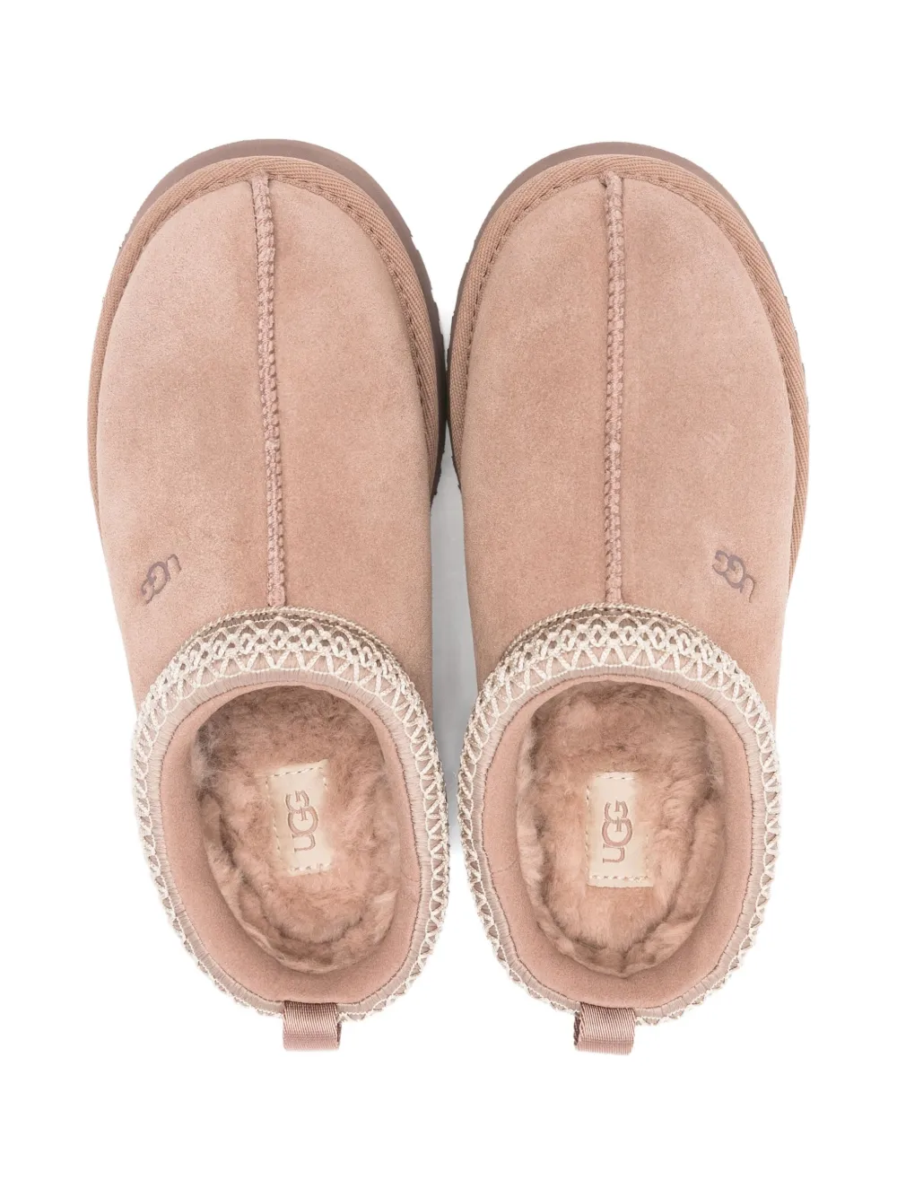 Ugg Logo-embossed Slippers In Pink