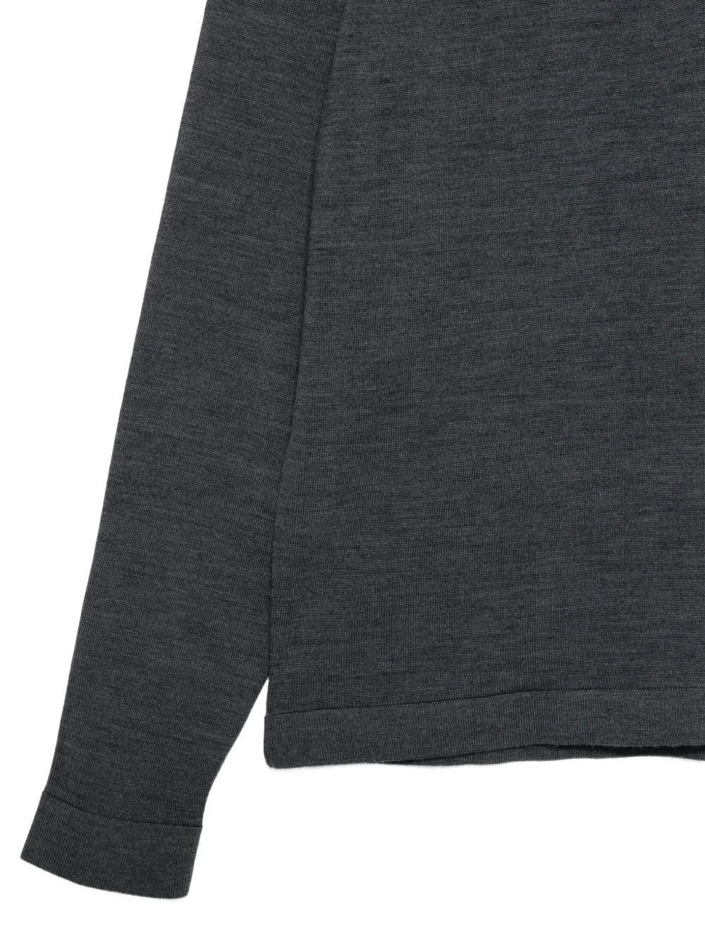 Norse Projects Poloshirt met hals met rits Grijs