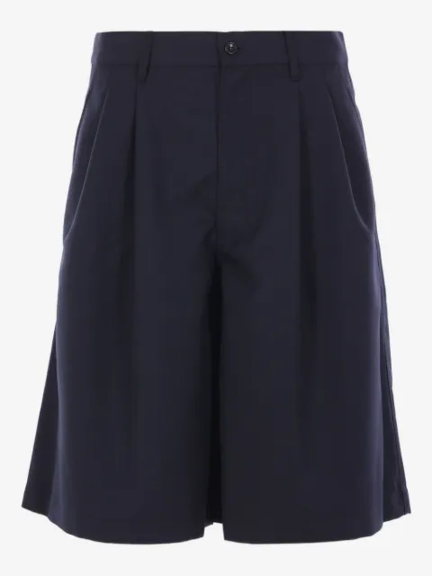 Comme Des Garçons Shirt double pleats darted shorts