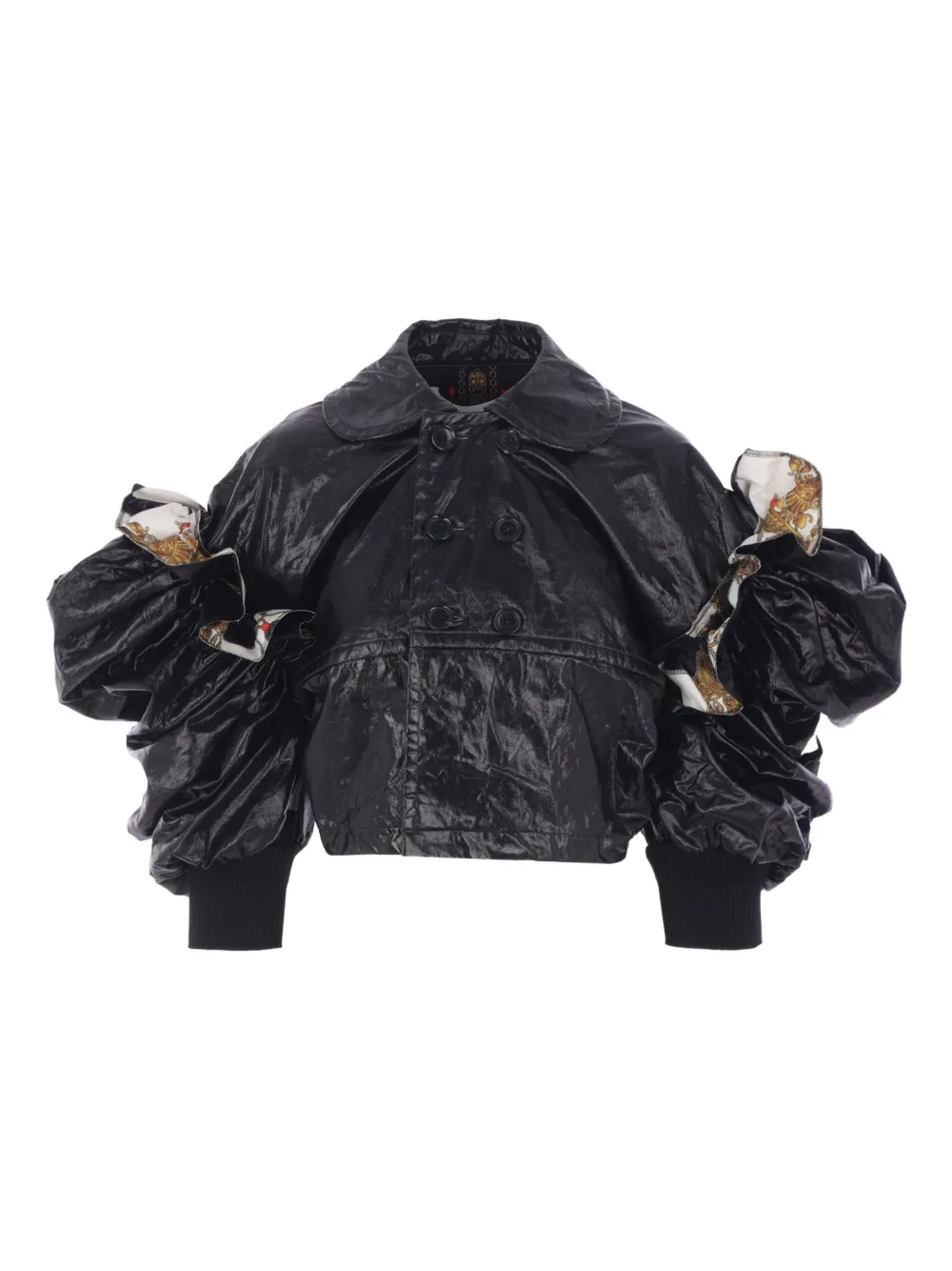 Comme des Garçons TAO cropped cotton jacket | Black | Image 1