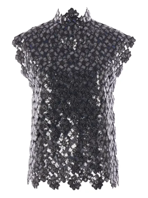 Comme des Garçons TAO top con apliques florales