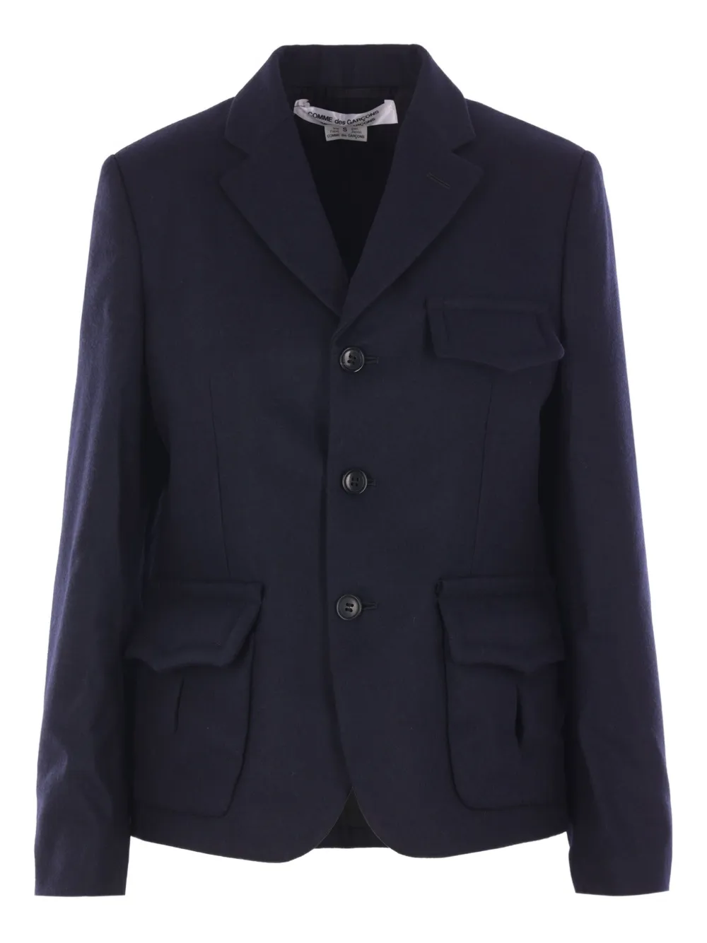 Comme Des Garçons single-breasted jacket | Blue | Image 1