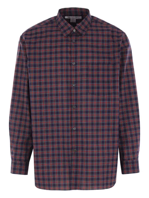 Comme Des Garçons Shirt tartan patch-pocket shirt