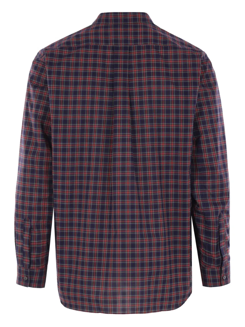 Comme Des Garçons Shirt tartan patch-pocket shirt - Blauw