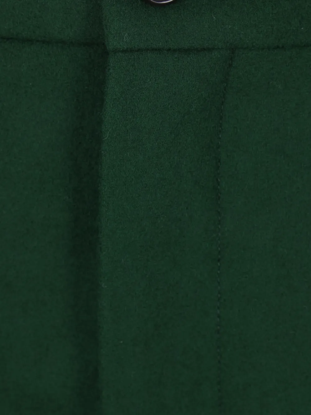 Comme Des Garçons Homme Deux Pleated Darted Wool Shorts In Green