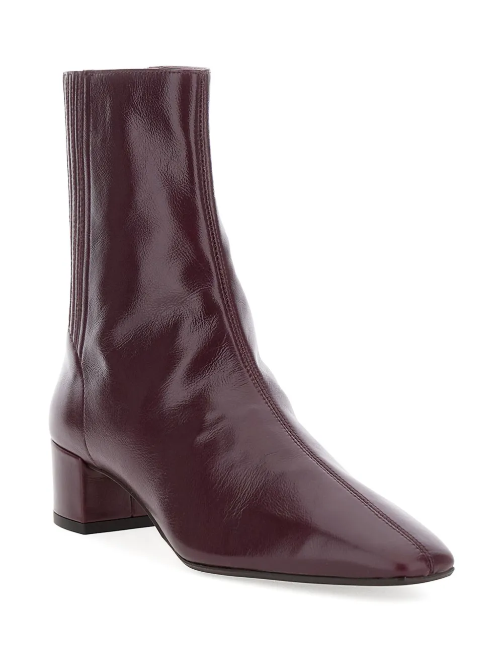 Aquazzura 35mm leather zip-fastening boots Rood
