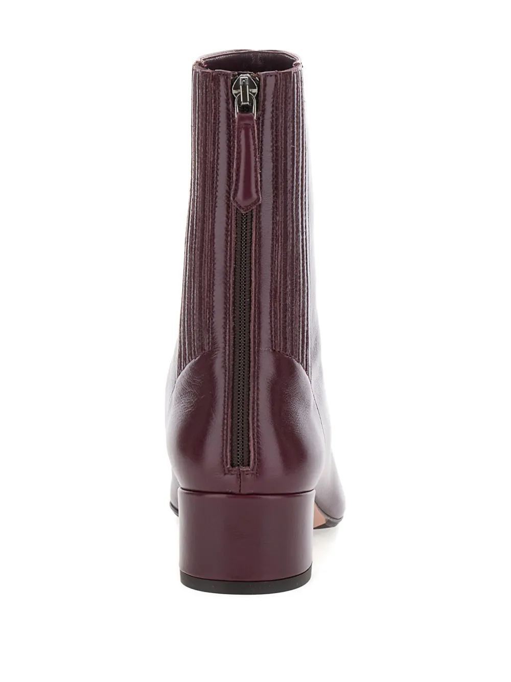 Aquazzura 35mm leather zip-fastening boots Rood