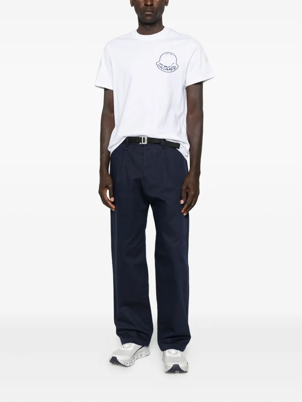 Stone Island Broek met ceintuur - Blauw