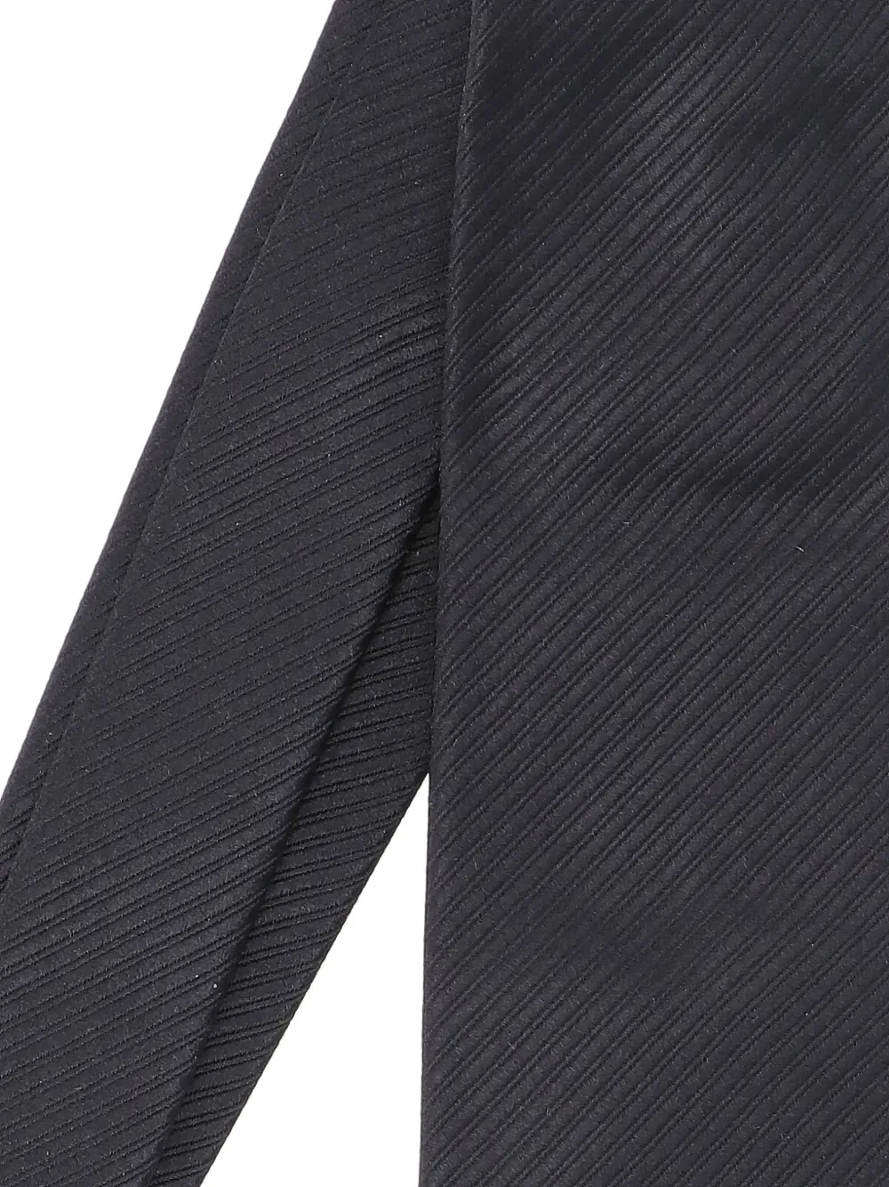 TOM FORD striped silk tie - Zwart