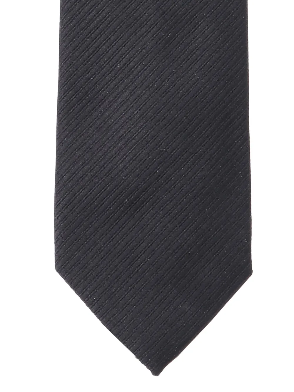 Tom Ford Striped Silk Tie In Black
