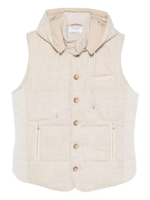 Gran Sasso hooded zip-pocket vest