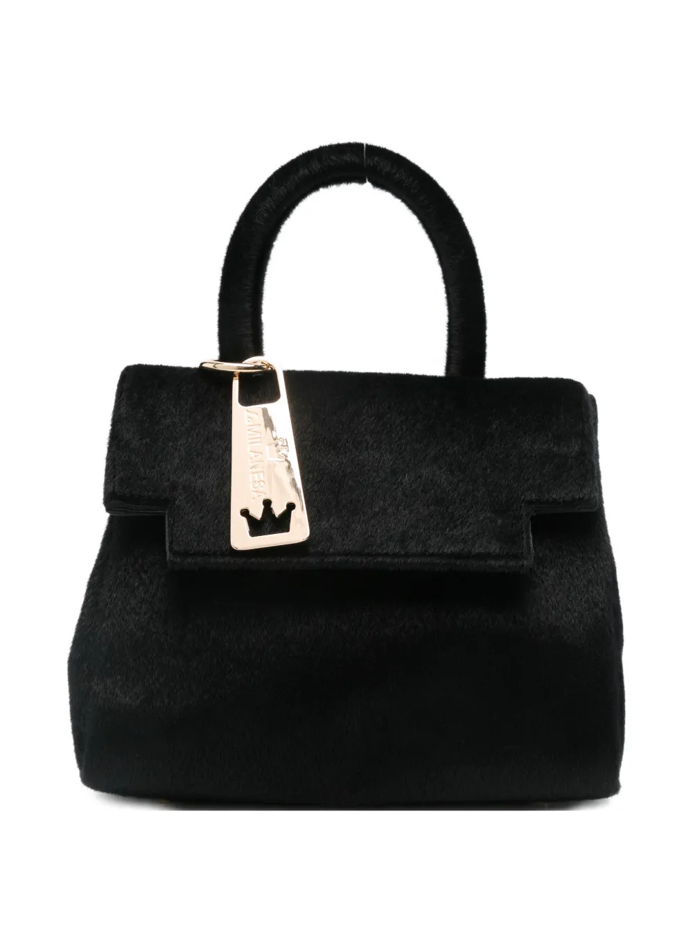 la milanesa Paola top-handle cross body bag - ブラック la milanesa Paola top-handle cross body bag - ブラック