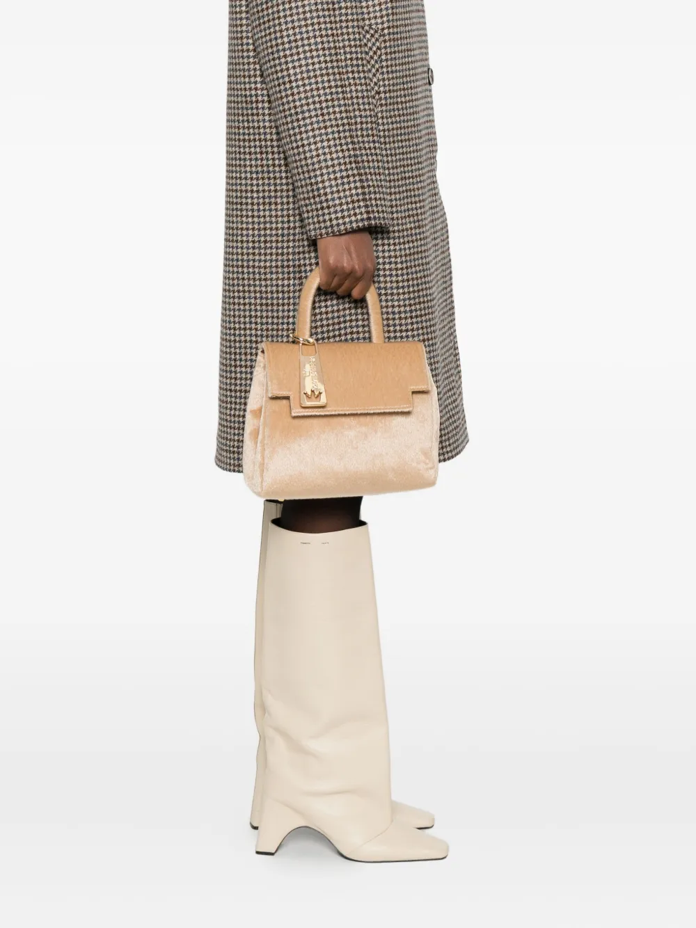 La milanesa Paola Cavallino tote bag - Beige