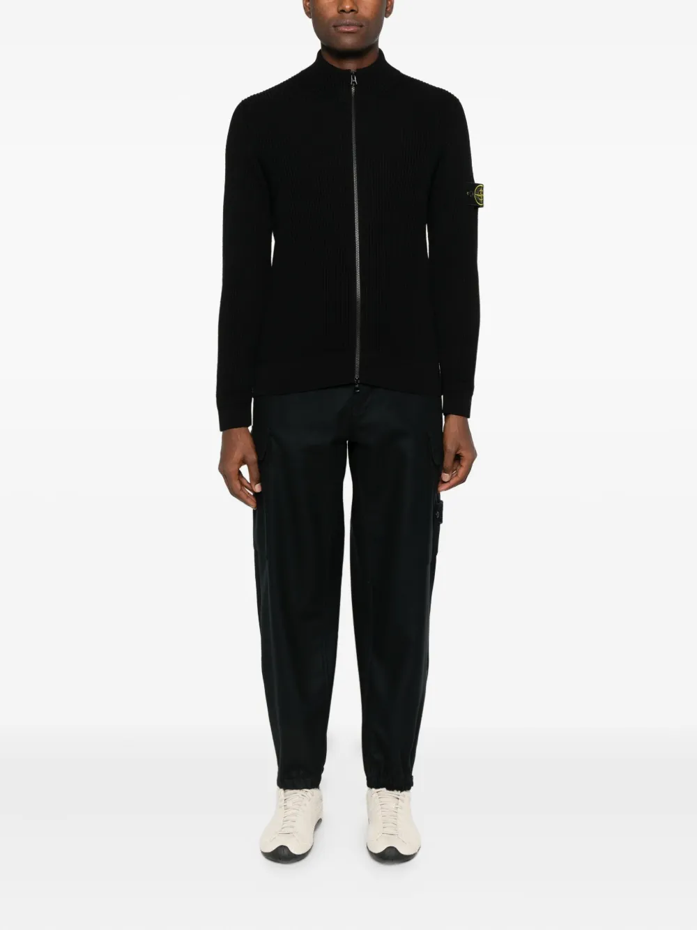 Stone Island flannel cargo trousers | Tapered Pants | Image 2