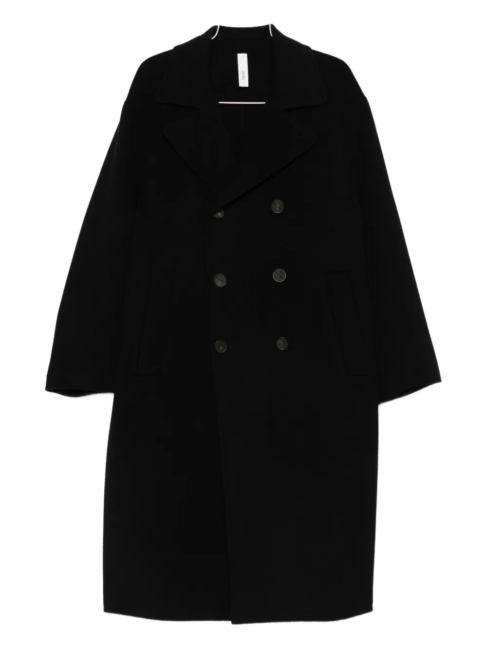 Hevo double-breasted coat - ブラック Hevo double-breasted coat - ブラック