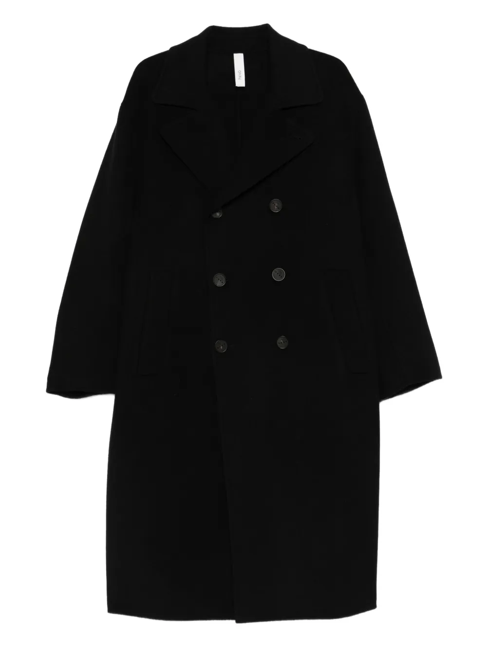 Hevo double-breasted coat | Black | Image 1