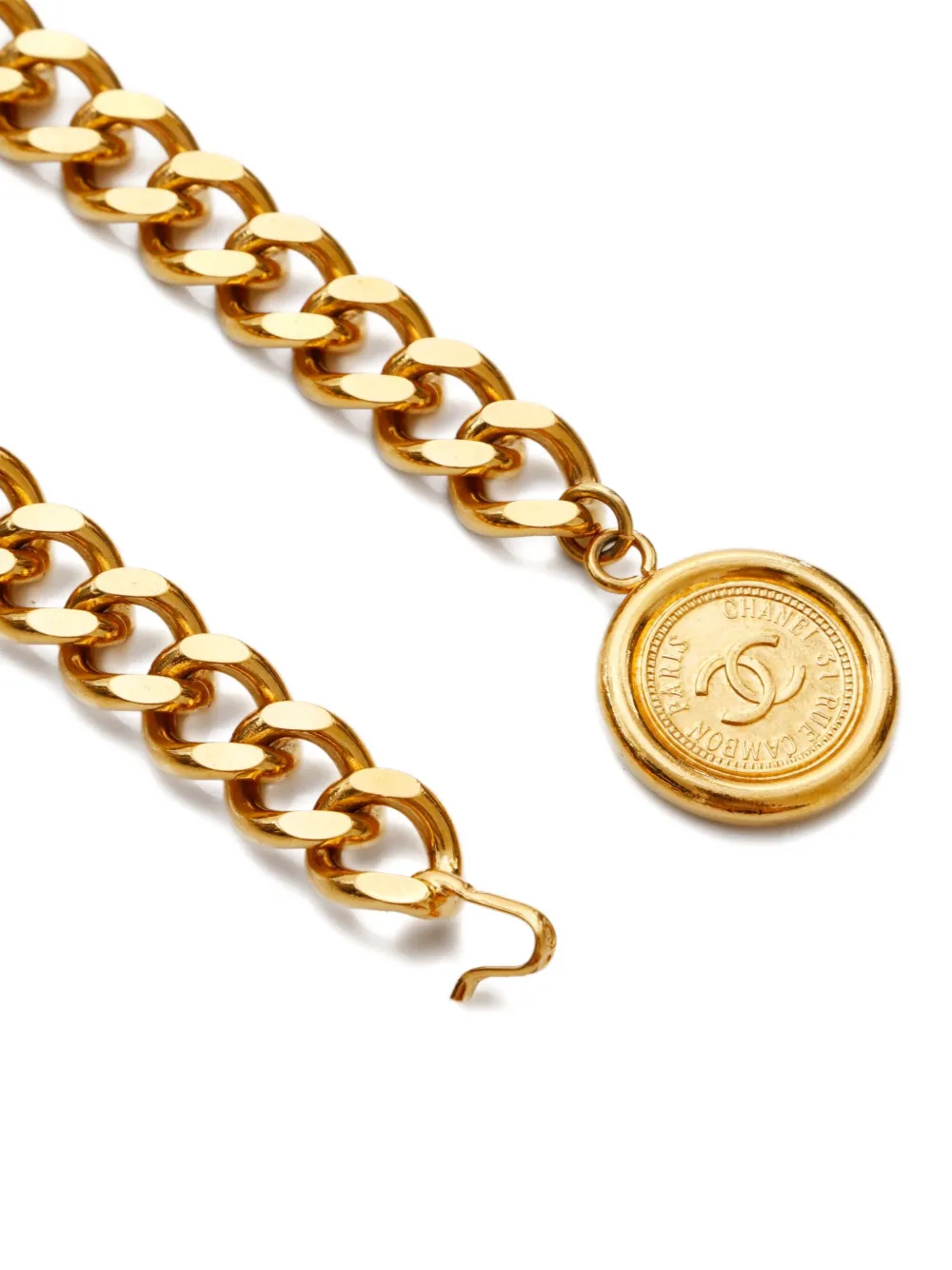 CHANEL Pre-Owned 1980-1990s coin-charm belt | Women | Image 2