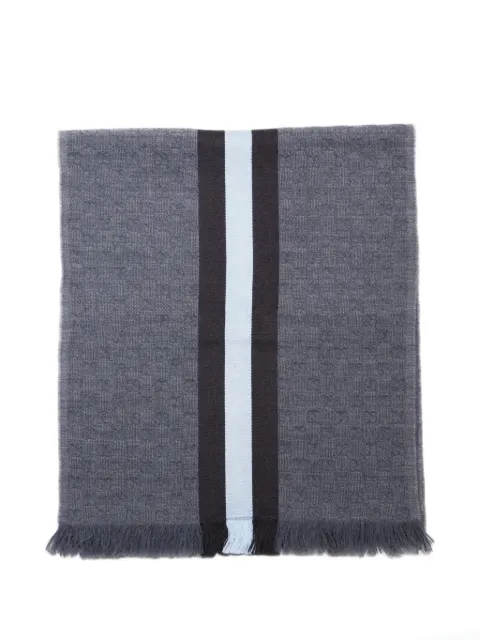 Gucci Pre-Owned 2010s GG Supreme striped scarf