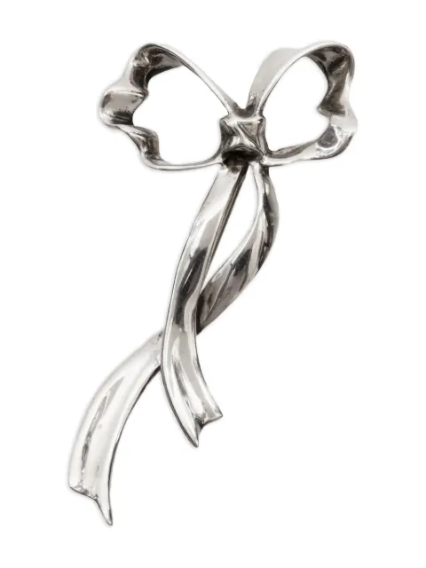 Tiffany & Co. Pre-Owned بروش فضة إسترليني بتصميم شريط 2000-2020