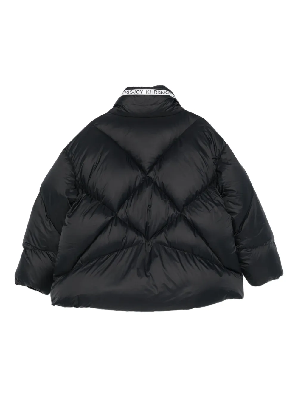 Khrisjoy Kids logo-tape padded jacket | Girls Padded Jackets | Image 2