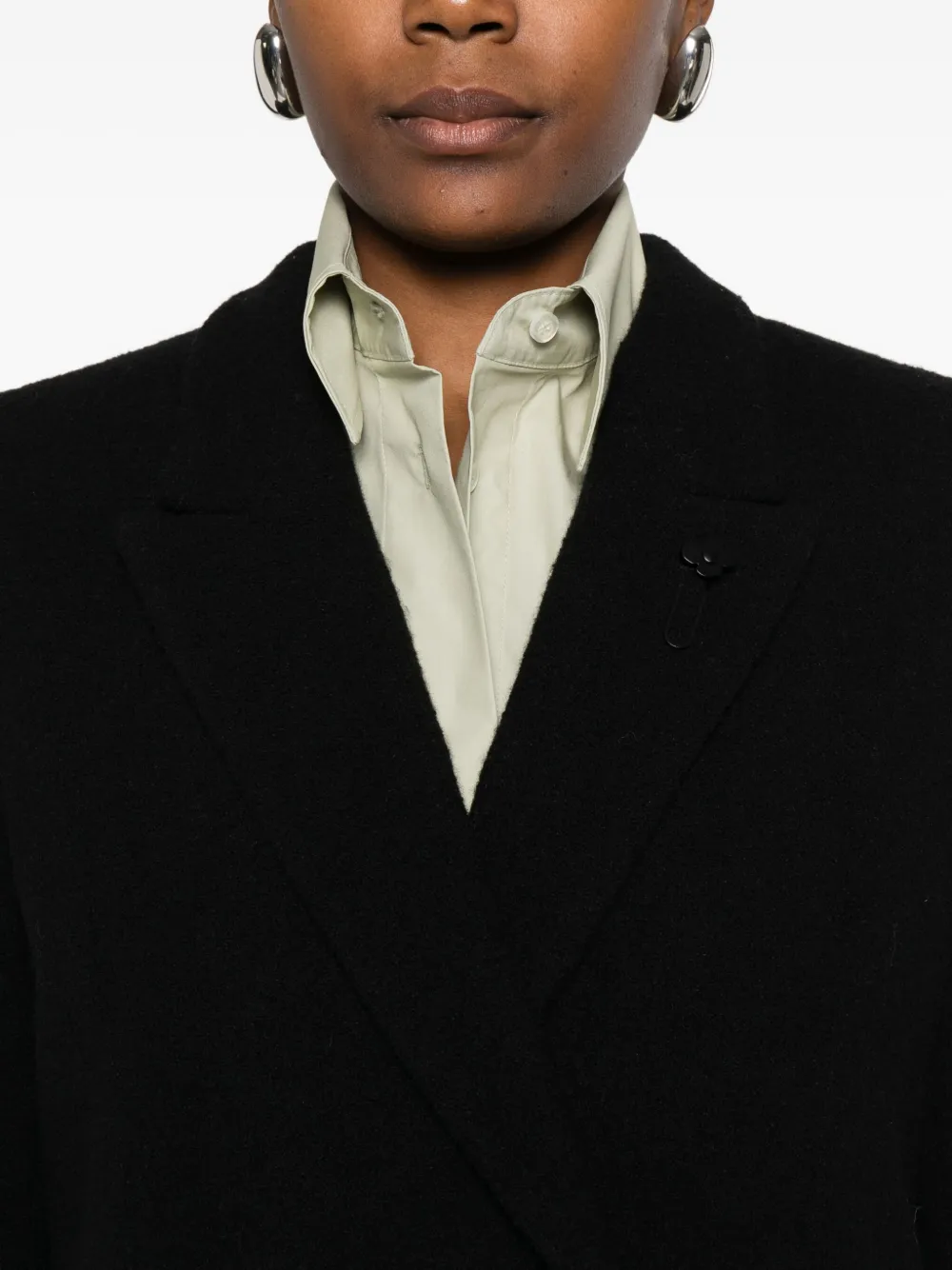 Lardini Blazer met dubbele rij knopen Zwart