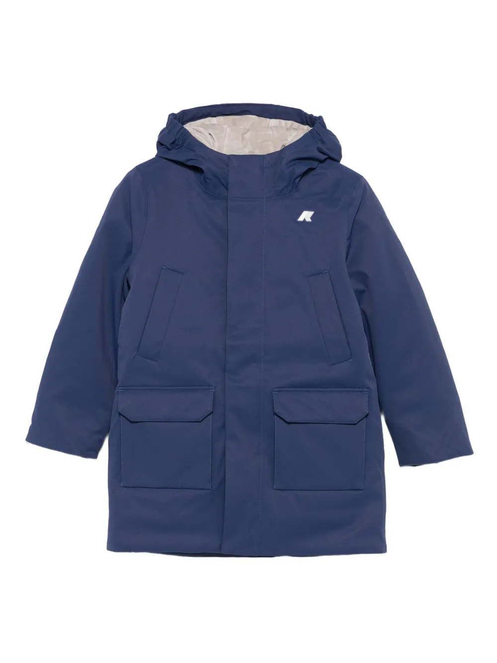 K Way Kids chamarra con capucha y bolsillo | azul | Image 1
