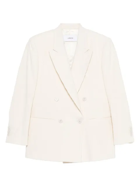 Lardini double-breasted corduroy blazer