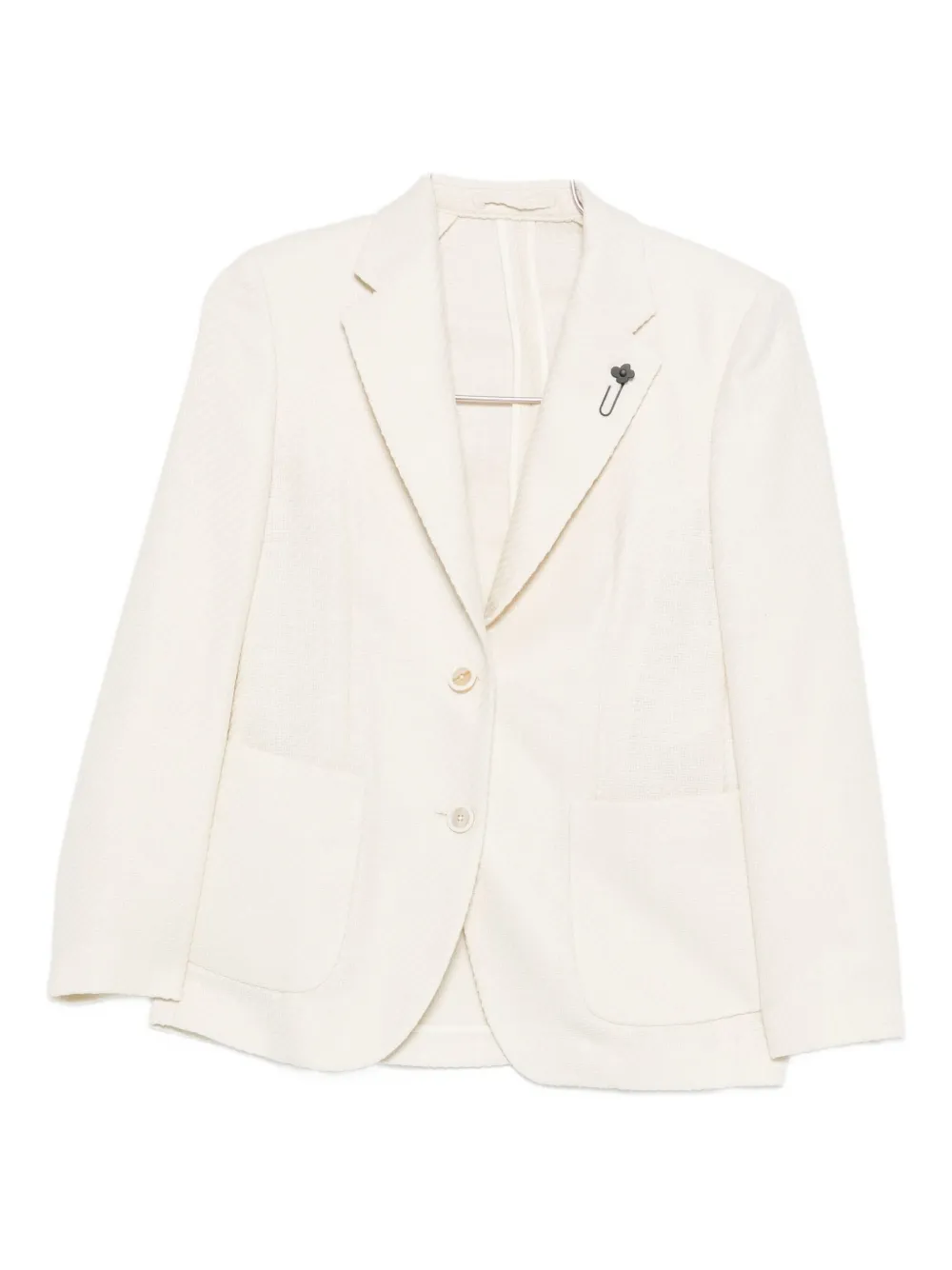 Lardini Single-breasted Blazer In White