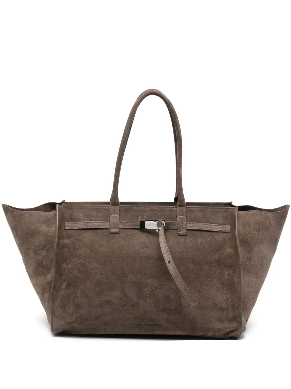 Benedetta Bruzziches suede tote bag | Brown | Image 1