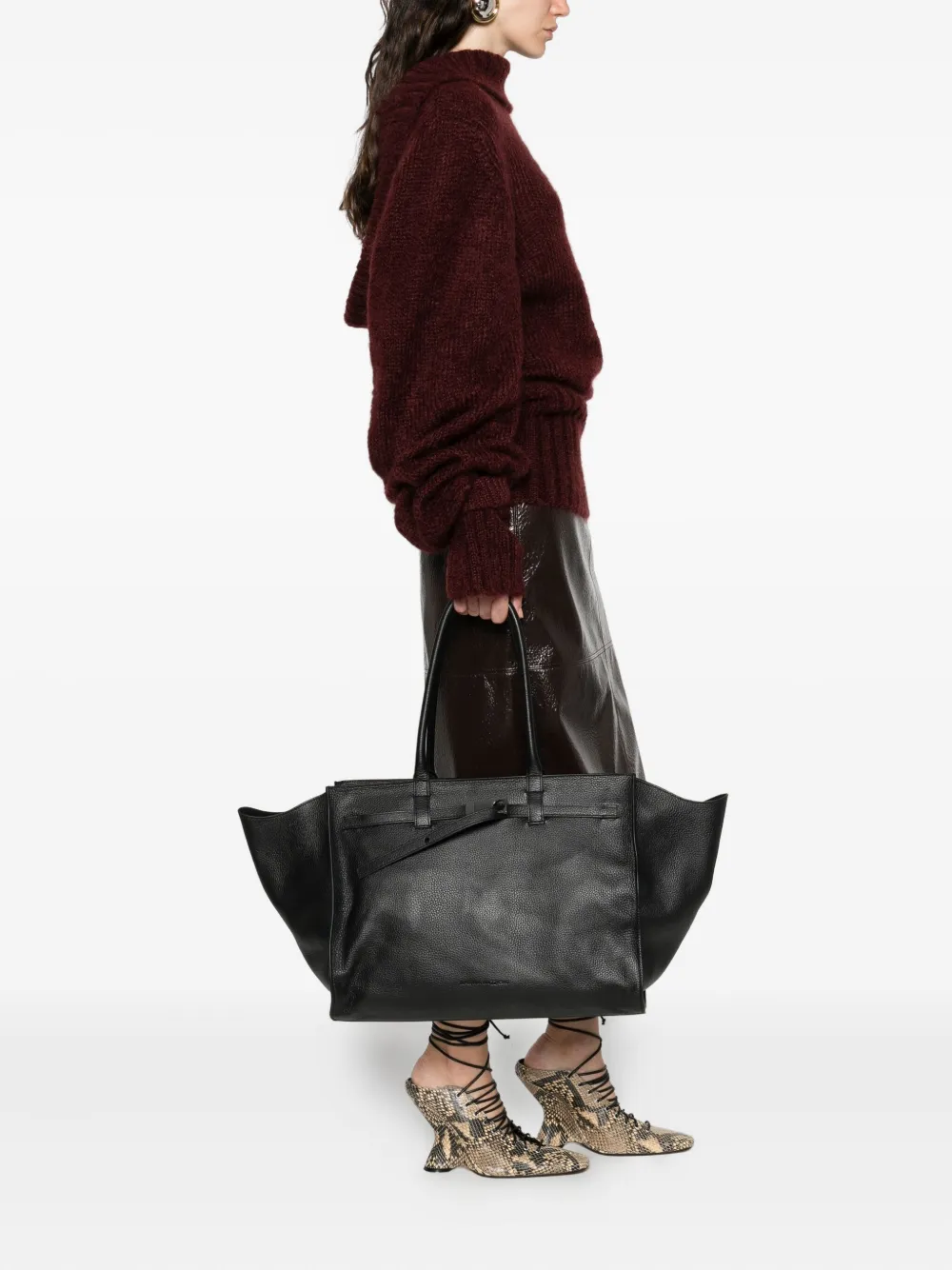 Benedetta Bruzziches Mame Everyday shopper - Zwart