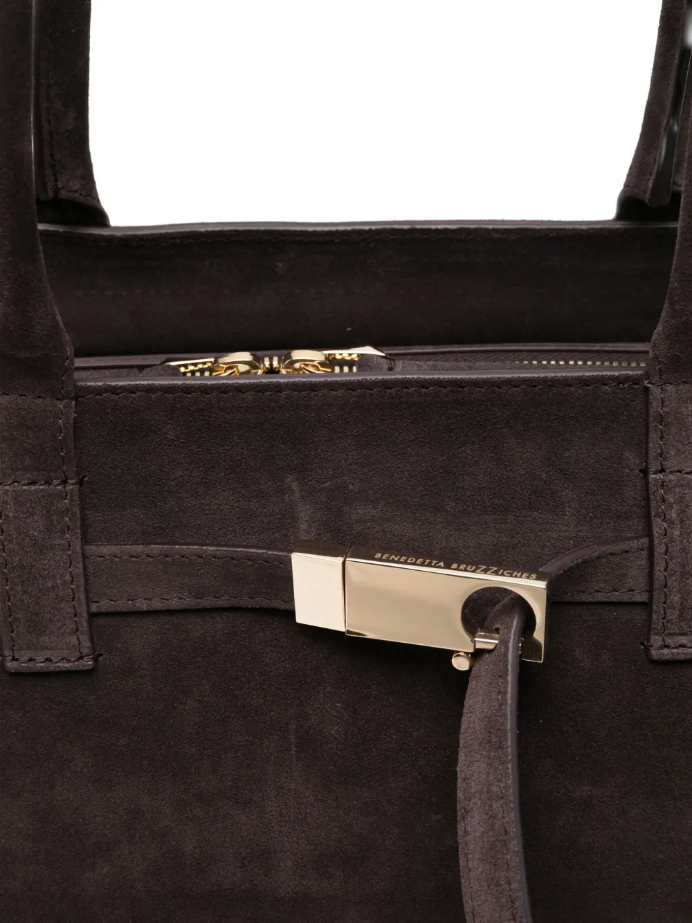 Benedetta Bruzziches Mame grote shopper Bruin