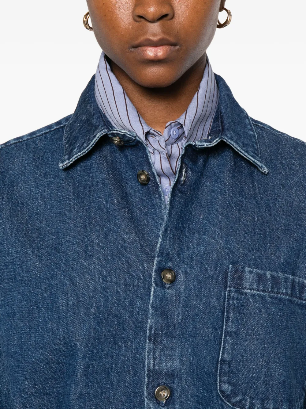 A.P.C. Samantha denim jack Blauw