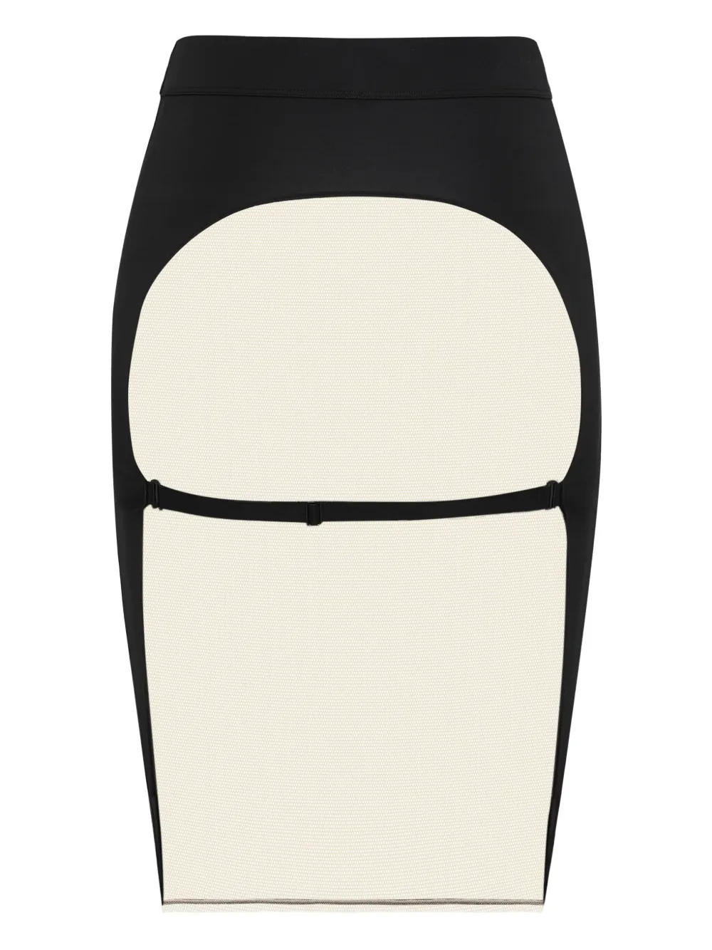 Maison Close Pure Tentation skirt - ブラック Maison Close Pure Tentation skirt - ブラック