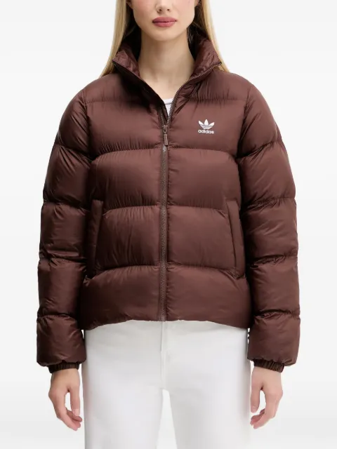 adidas zip-up puffer jacket