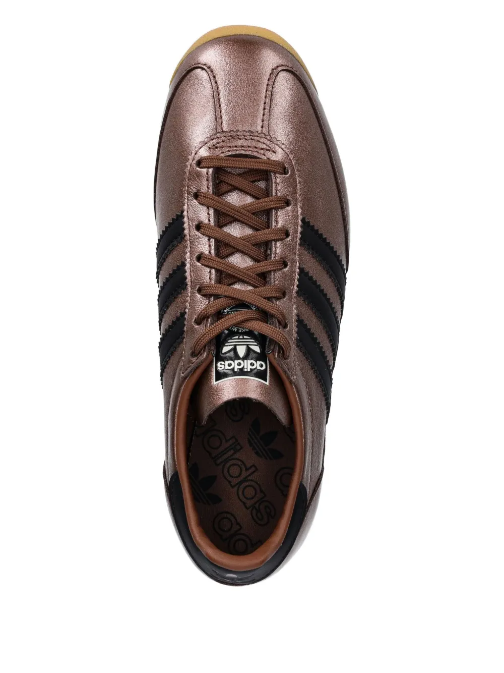 Adidas Originals Sl 72 Og Striped Sneakers In Animal Print
