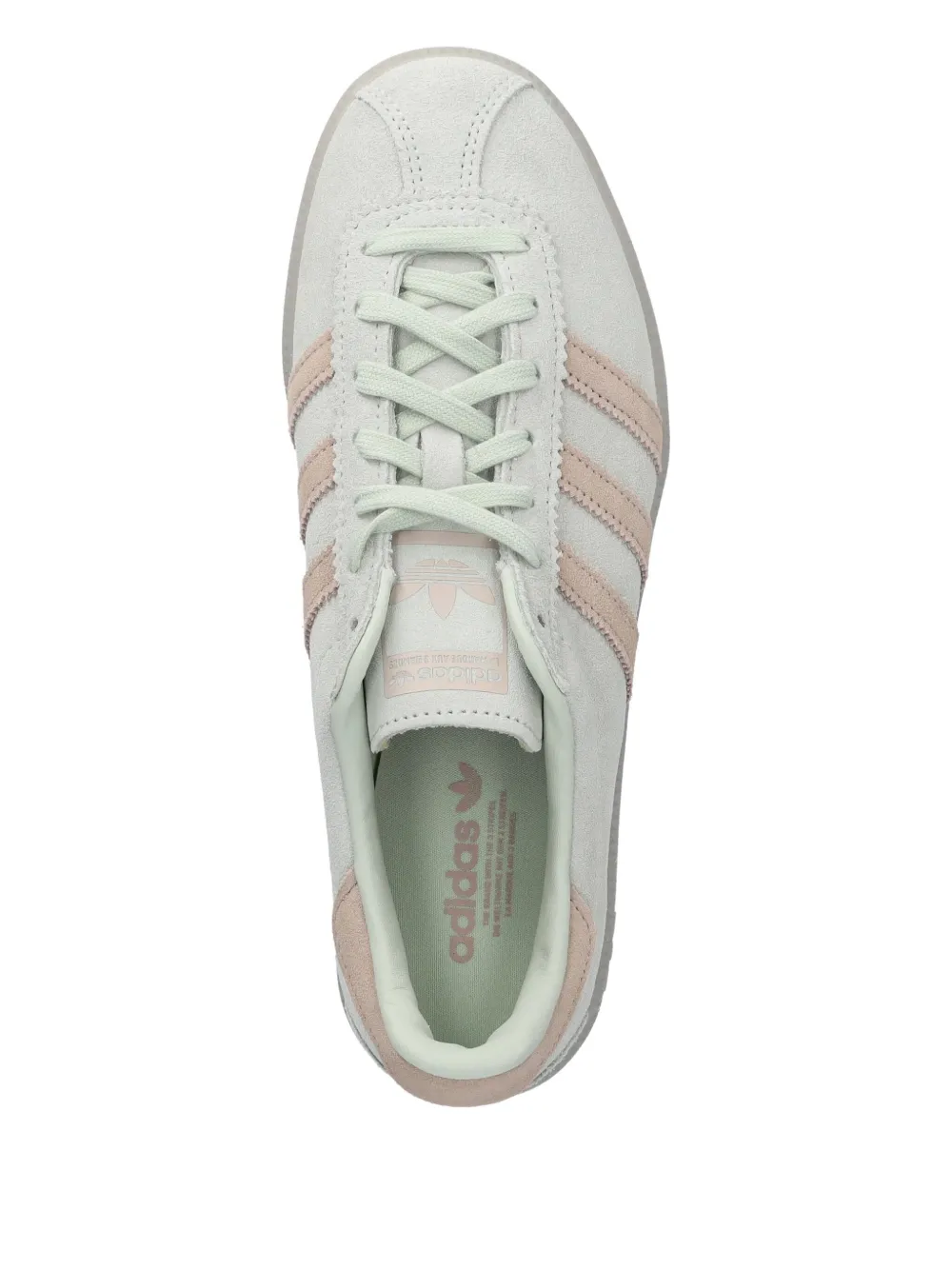 adidas Bermuda gestreepte sneakers Groen