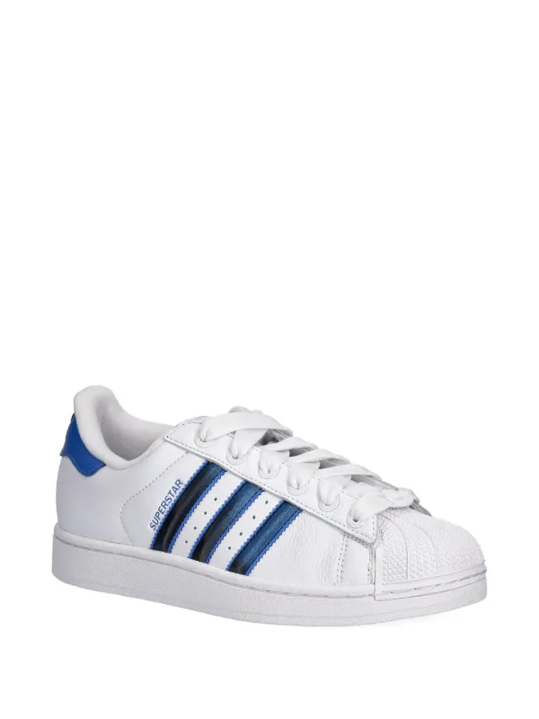 Adidas Superstar II Stripe Sneakers | White | FARFETCH
