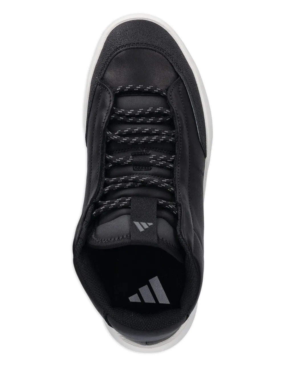 Adidas Originals Acesmash Mid Winter Lace-up Sneakers In Black