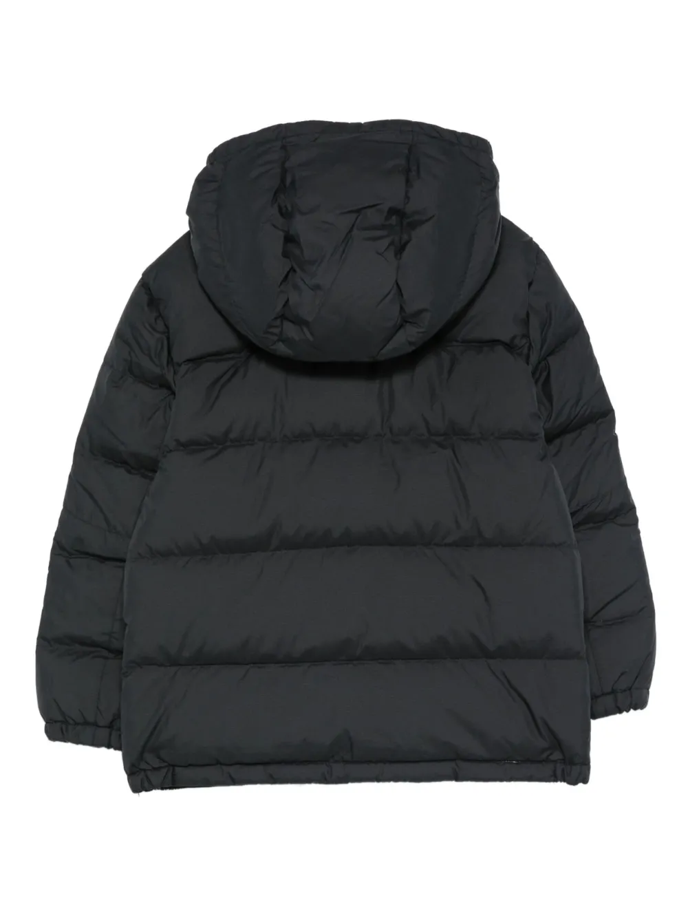 Polo Ralph Lauren Hooded Puffer Jacket In Black
