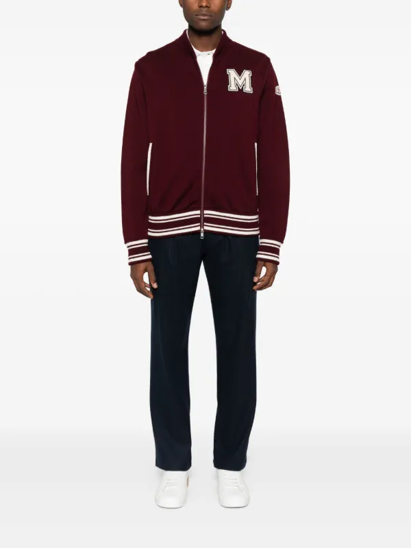 Moncler ジップアップ ボンバージャケット | レッド | FARFETCH JP